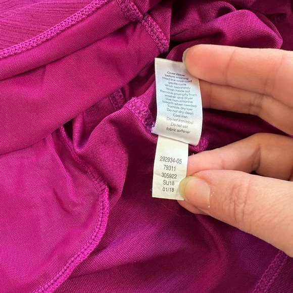 Athleta Pacifica Wrap Front Tank Magenta Pink Size Medium - Picture 6 of 8